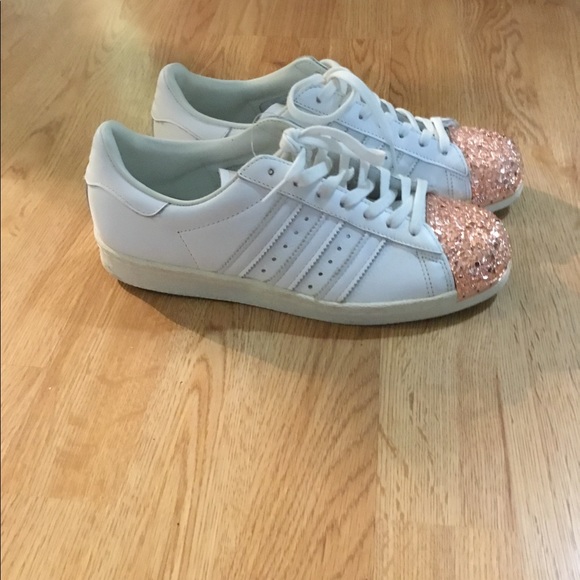 Adidas Superstar Rose Gold Metal toe-cap - Picture 6 of 8